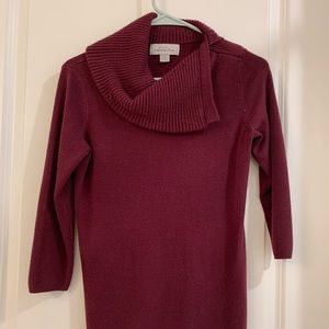 Burgundy sweater